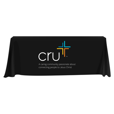 CRU Ministry Open-Back Tablecloth for 6 Foot Table