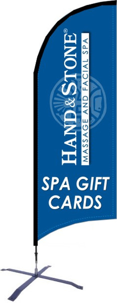 Hand and Stone Spa Gift Card Razor Flag