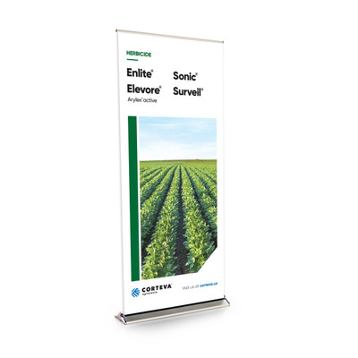 Soybean Portfolio 2 36-Inch Wide Bannerstand