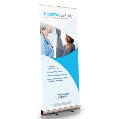 Hospital Assure Retractable Bannerstand