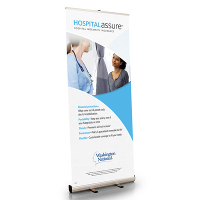 Hospital Assure Consumer Retractable Bannerstand Spanish