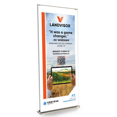 LandVisor Version 1 36-inch Banner Stand