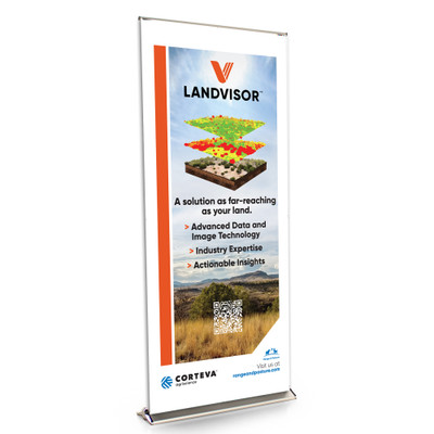 LandVisor Version 3 36-inch Banner Stand