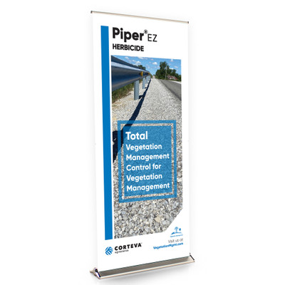 Piper EZ Herbicide Version 1 36-inch Banner Stand