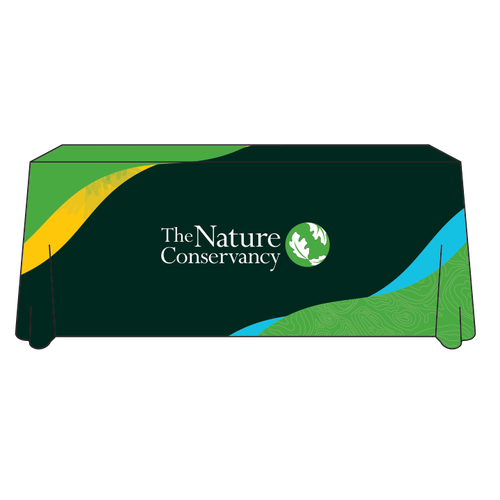 The Nature Conservancy 3-sided 6-foot Tablecloth - 3