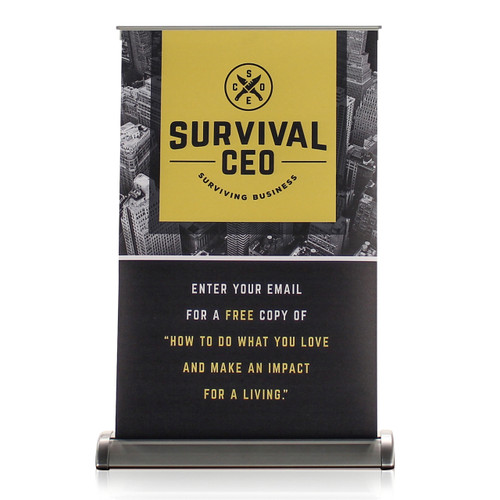 Custom Mini Retractable Table Top Display