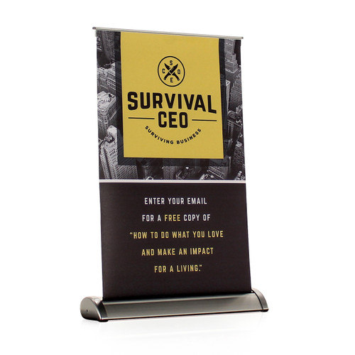 Custom Mini Retractable Table Top Display