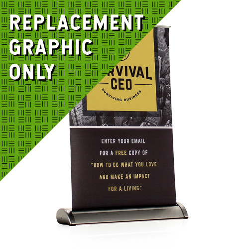 Mini Retractable Replacement Graphic