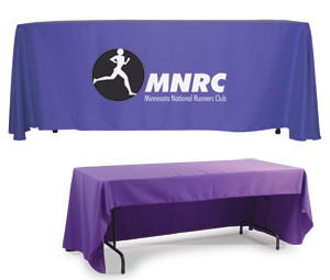 Custom 3 Sided Table Throw w/ Logo