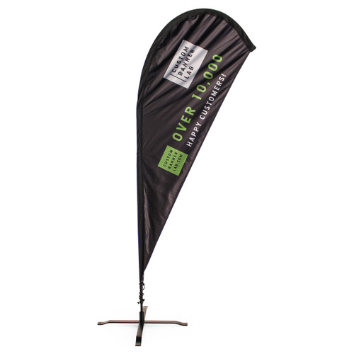 Tear Drop Custom Printed Feather Flag