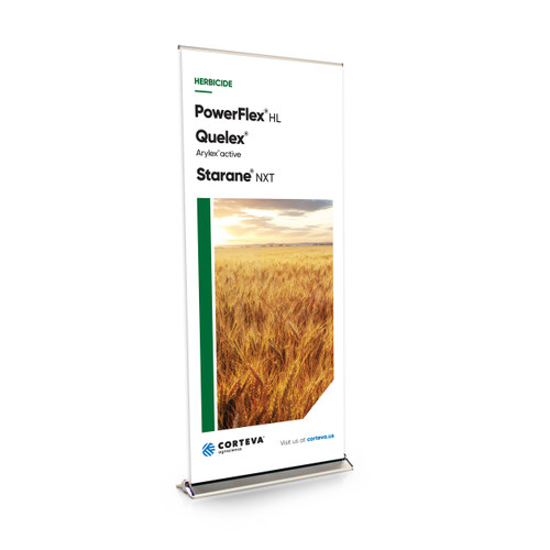 Cereals Portfolio 36-Inch Wide Bannerstand