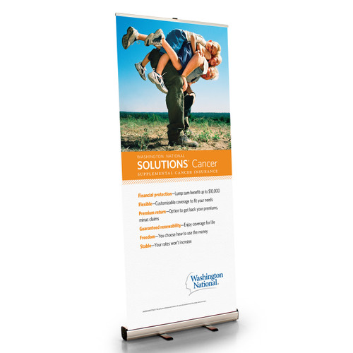 Solutions Cancer Retractable Bannerstand
