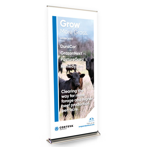 DuraCore/GrazonNextHL/PastureGardHL/RemedyUltra (Version 3) 36-Inch Wide Bannerstand