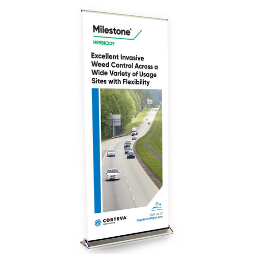 Milestone (Version 3) 36-Inch Wide Bannerstand