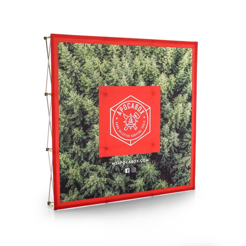 REPLACEMENT FABRIC GRAPHIC: 8 Foot x 8 Foot Pop Up Backdrop Display
