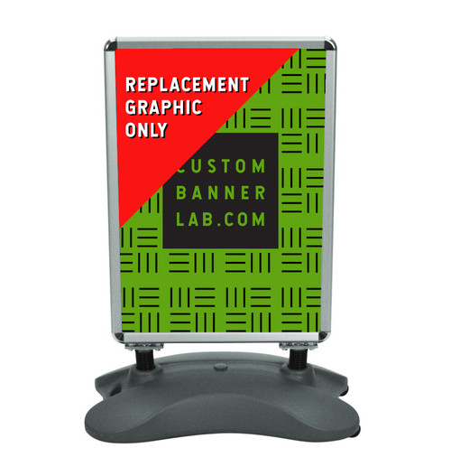 Indoor / Outdoor WINGMAN Display Sign: REPLACEMENT GRAPHIC PANEL