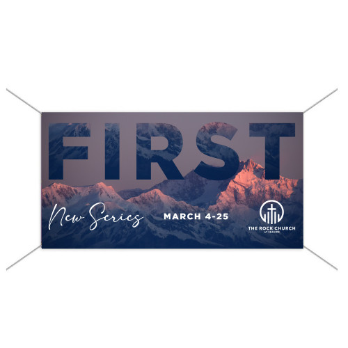 Custom Grommeted Fabric Banners for Churches