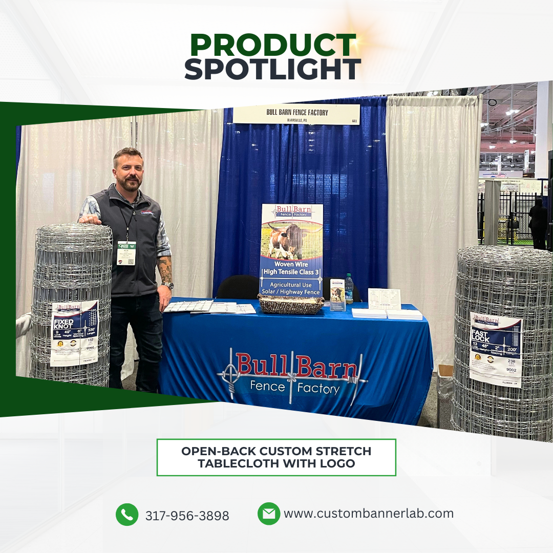 Case Study Custom Banner Lab’s Project for Bull Barn Fence Factory 8