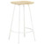  Bar Stool Set of 4 Bleached wood and white A949-320650