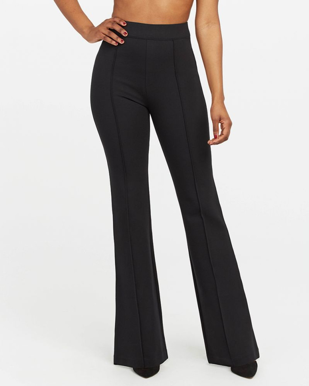 Perfect Black Pant Hi Rise Flare- Black - Monkee's of Raleigh