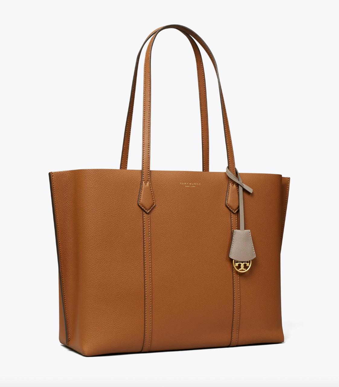 Tory Burch PERRY TRIPLE COMPARTMENT TOTE - Tote bag - light umber
