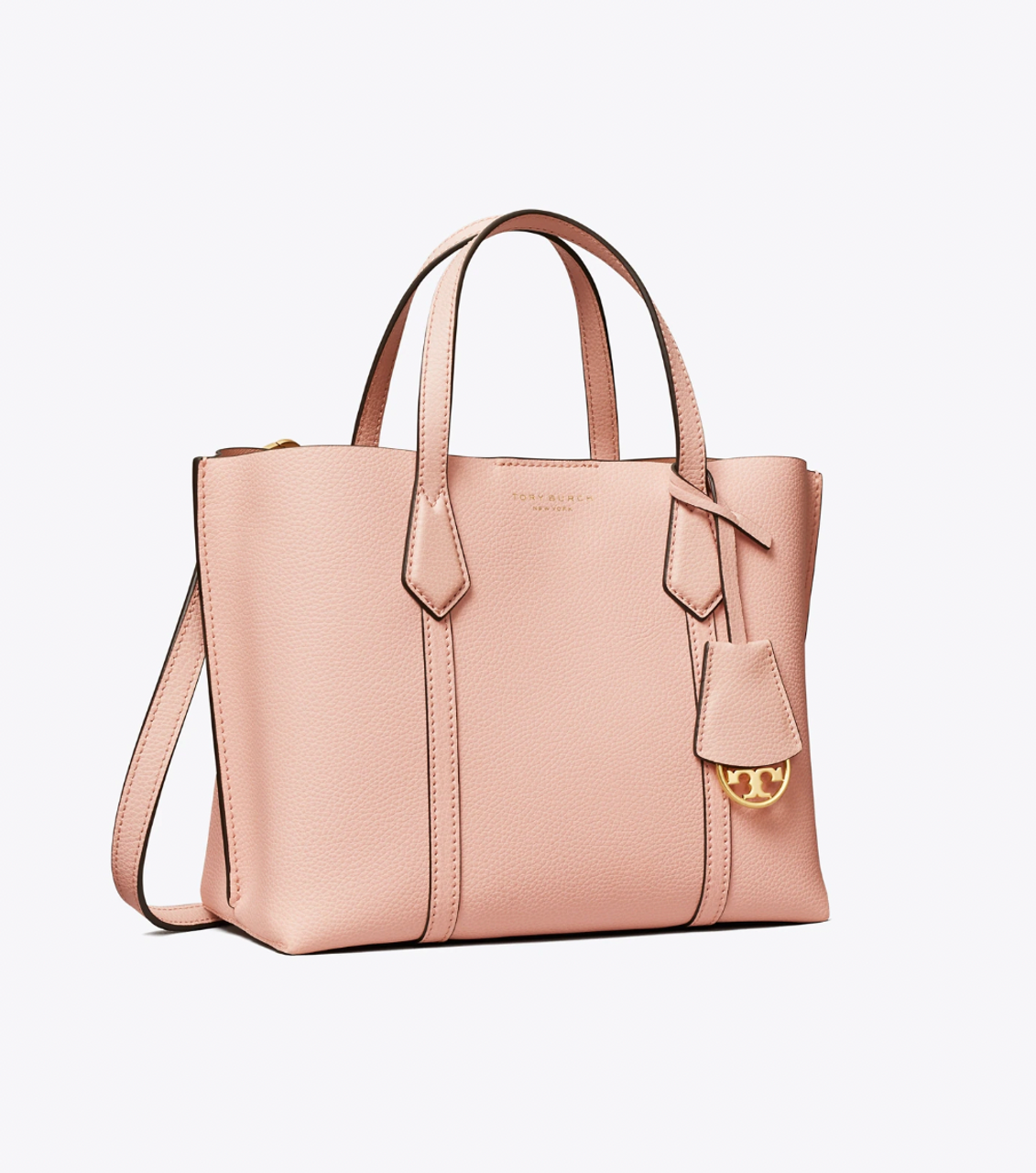 Tory Burch Women's Perry Triple-Compartment Tote, Shell Pink, One Size :  Clothing, Shoes & Jewelry 