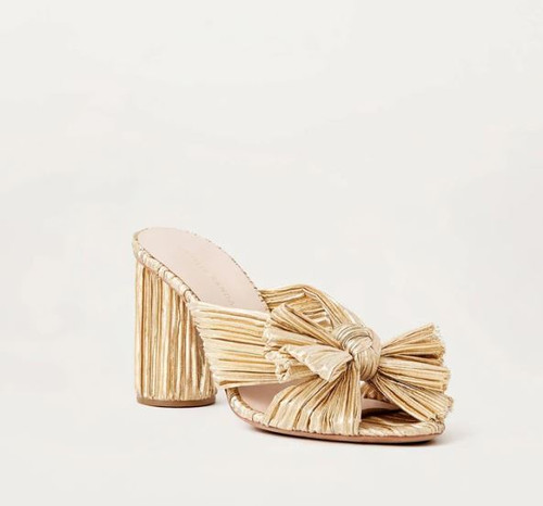 Penny Knot Mule - Gold