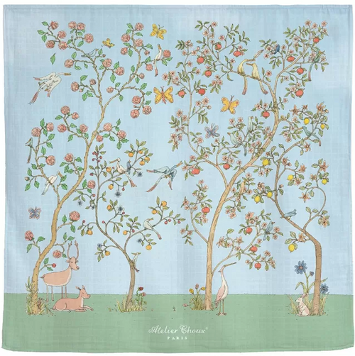 Baby Swaddle - In Bloom Blue