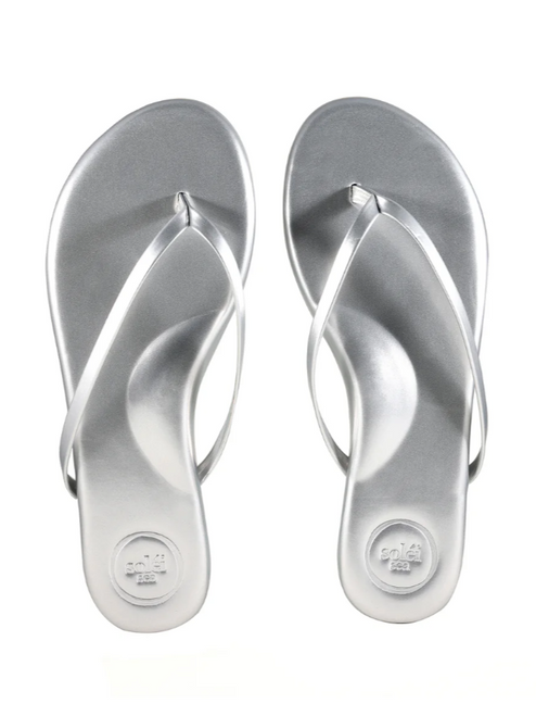 Indie Sandal - Metallic Soft Silver