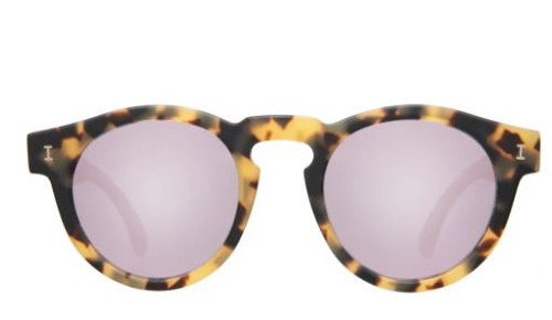 Leonard Sunglasses - Matte Tortoise w/ Rose Gold Lenses