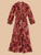 Floral Tapestry V-Neck Maxi Dress