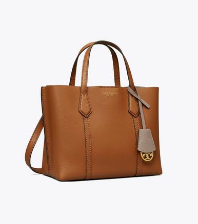 Tory Burch Perry Patent Small Triple-Compartment Tote