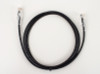 Category 6A Slim Type Mold Injection-Snagless Patch Cord, 28AWG Stranded, PVC Jacket, Black.