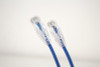 Category-6A Slim Type Mold Injection Snagless Patch Cord, 28AWG Stranded, PVC Jacket, Blue.