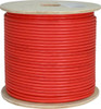 CAT6A (Augmented) 10Gb, UTP, 23AWG, Solid Bare Copper,  8-Conductor, PVC Jacket, Red, 1000ft Spool