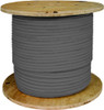 CAT6A (Augmented) 10Gb, Shielded F/UTP , 1000, 8-Conductor, PVC Jacket, AWG23 Solid-Bare Copper, 1000ft Wooden Spool, Gray