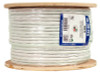 High Strand Audio Cable, 12AWG, 4 Conductor, Stranded (65 Strand), PVC Jacket, CMR, CL3, 500ft, Spool, White