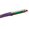 Audio Cable, 14AWG, 4 Conductor, Stranded (41 Strand), 500ft;, PVC Jacket, Pull Box, Purple