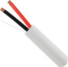 Audio Cable, 14AWG, 2 Conductor, Stranded (105 Strand), CL3, 500', PVC Jacket, Pull Box, White