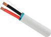 Audio Cable, PVC Jacket, 14AWG, 2 Conductor, Stranded (105 Strand), Shielded, 500ft, Pull Box, White