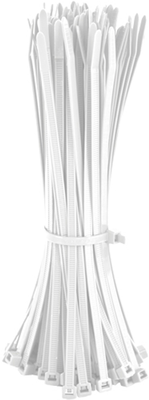 15" Cable Ties, 50lb, Natural, c(UL) Listed, 100 Pack