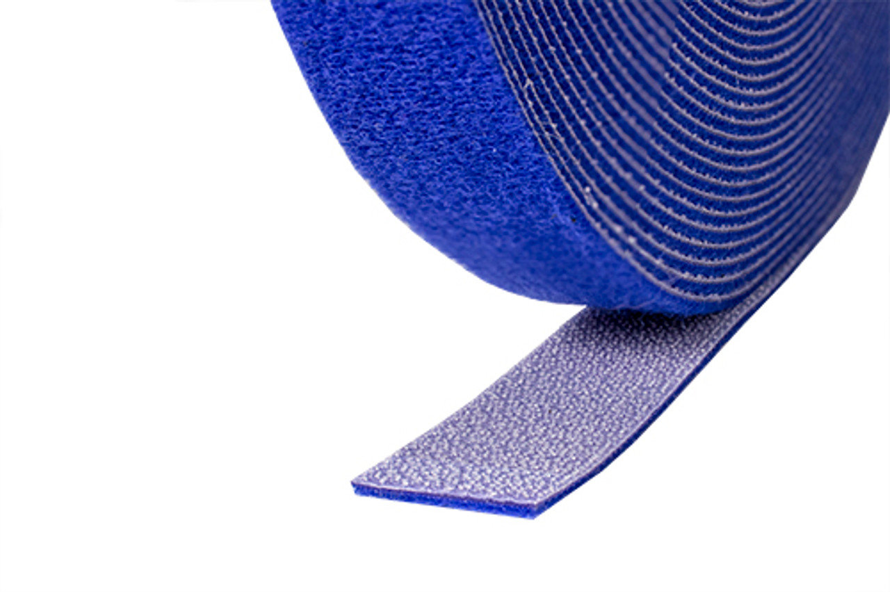 75' Roll Velcro Tie Wrap, 1/2" wide,  Blue