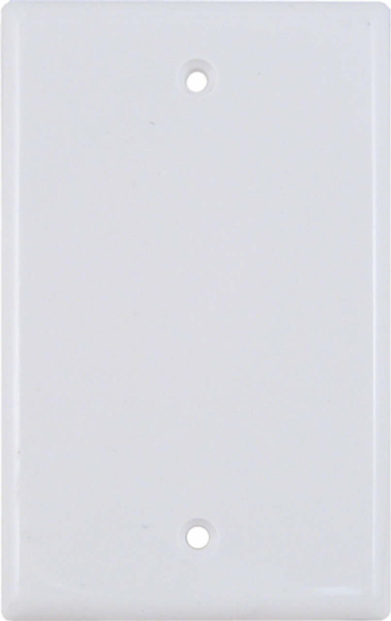 Keystone Wall Plate, 0-Port, White