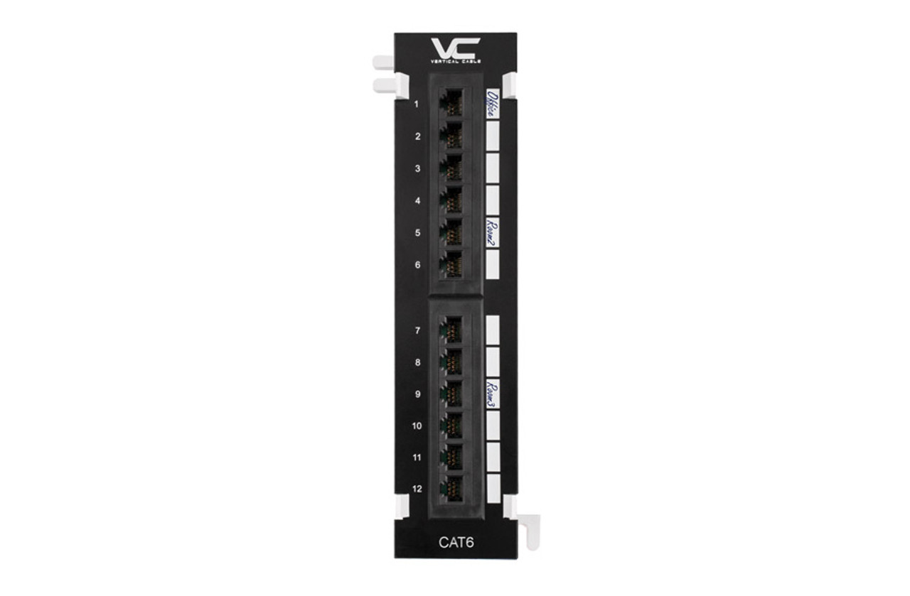 CAT6 12 Port-Mini, 110 IDC Patch Panel | 1U