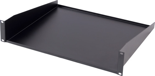 2U 19" Single-Sided Non-Vented Shelf