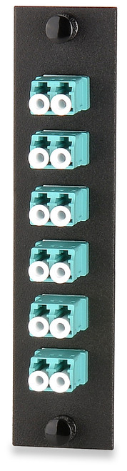 SignaMax Optical Fiber Adapter Plates LC MM 10 GIG 6Duplex (UFE-B06LC-G) Agua