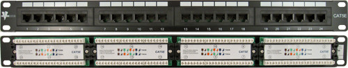 CAT5E 24 Port, 110 IDC Patch Panel | 1U