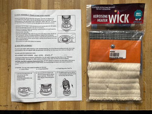 wick and instructions