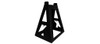 15in Tall Stackable Jack Stand-Black