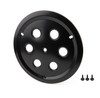 Wheel Cover Hole Vent Alum Bolt 15in Black